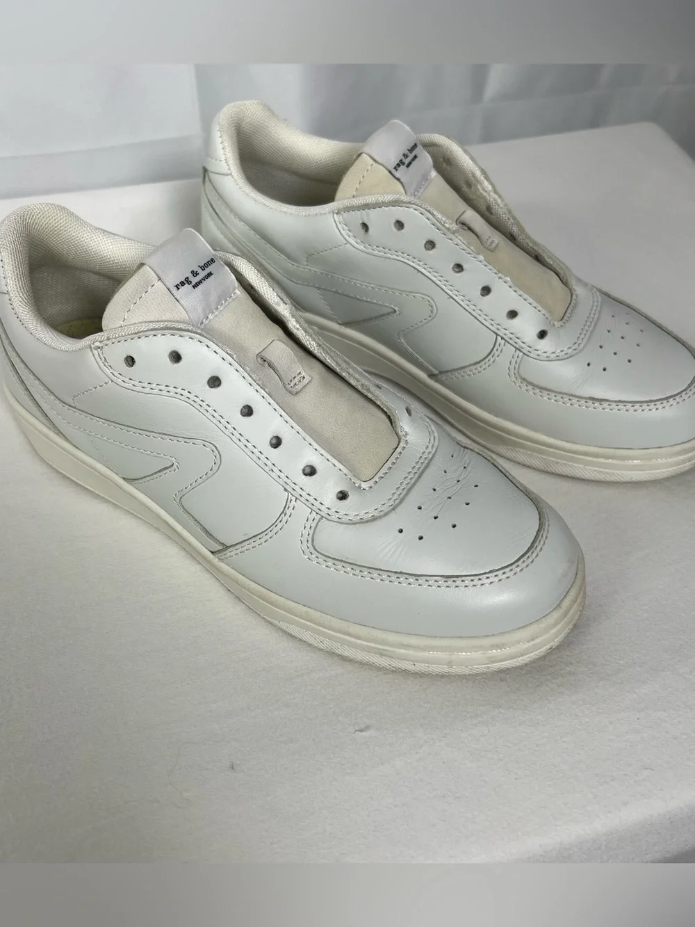 Rag & Bone Retro Court Leather Sneakers.